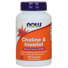 NOW Foods, Koliini & Inositioli, 100 Veg Capsules