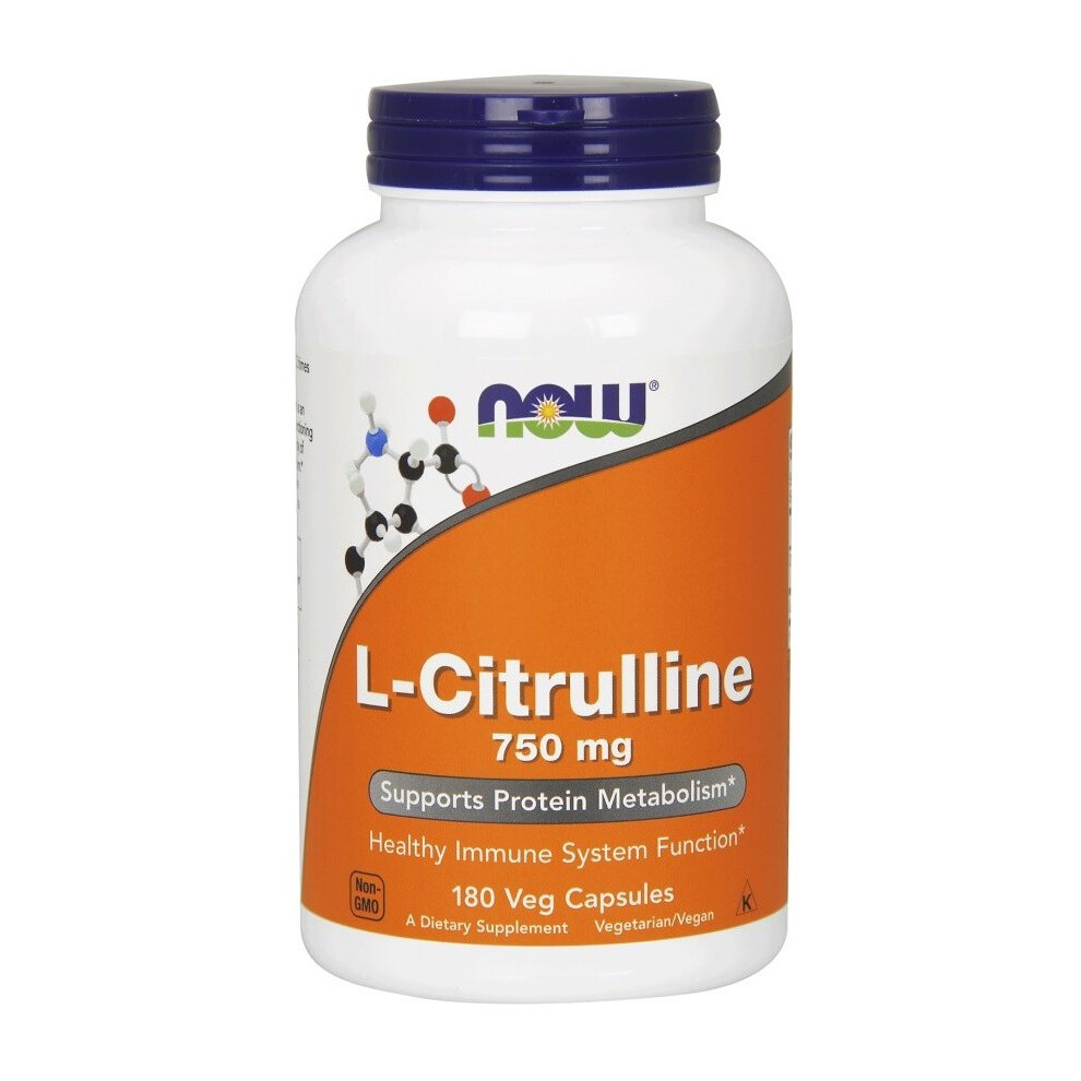 New Now Foods L-Citrulline, 750Mg - 180 Vcaps
