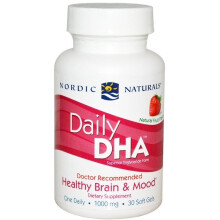 Nordic Naturals  Daily DHA, Strawberry, 30 softgels