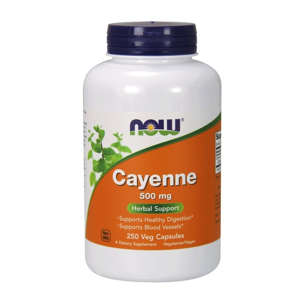 Now Foods Cayenne, 500Mg, 250 Vcaps