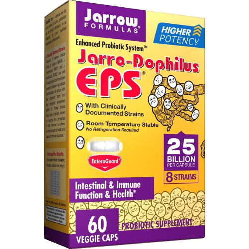Jarrow Formulas, Jarro-Dophilus EPS, 25 Δισεκατομμύρια CFU, 60 Βοτανογενείς Φιάλες