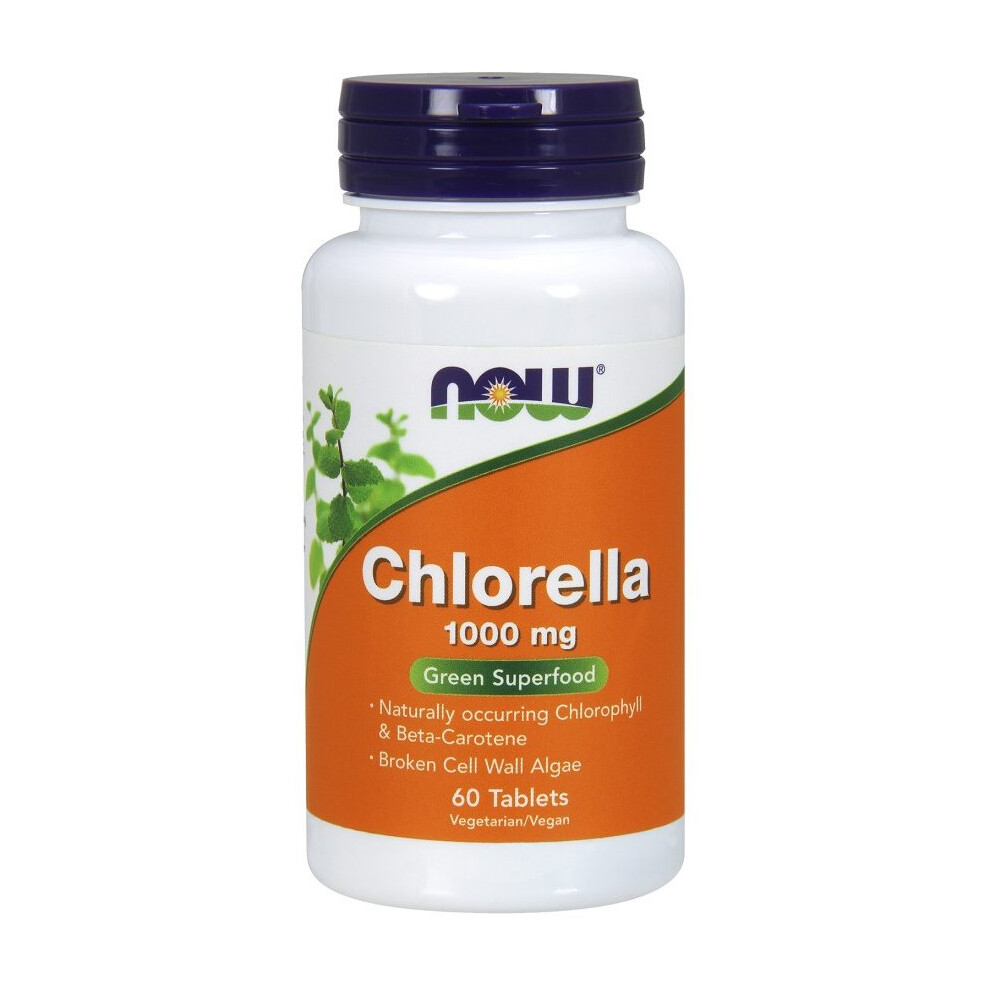 Now Foods Green Chlorella, 60 Tabs - 1000Mg