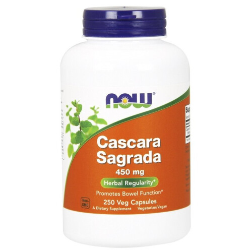 NOW Foods NOW Foods Cascara Sagrada, 450mg, 250 vcaps