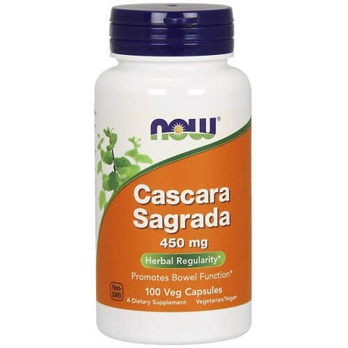 NOW Foods NOW Foods Cascara Sagrada, 450mg, 100 vcaps