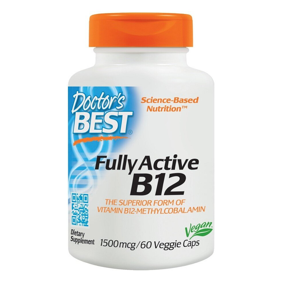 Doctor's Best Fully Active B12, 1500Mcg - 60Vcaps