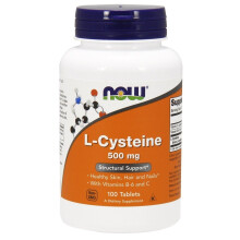 L-cystéine 500 mg, 100 comprimés Now Foods