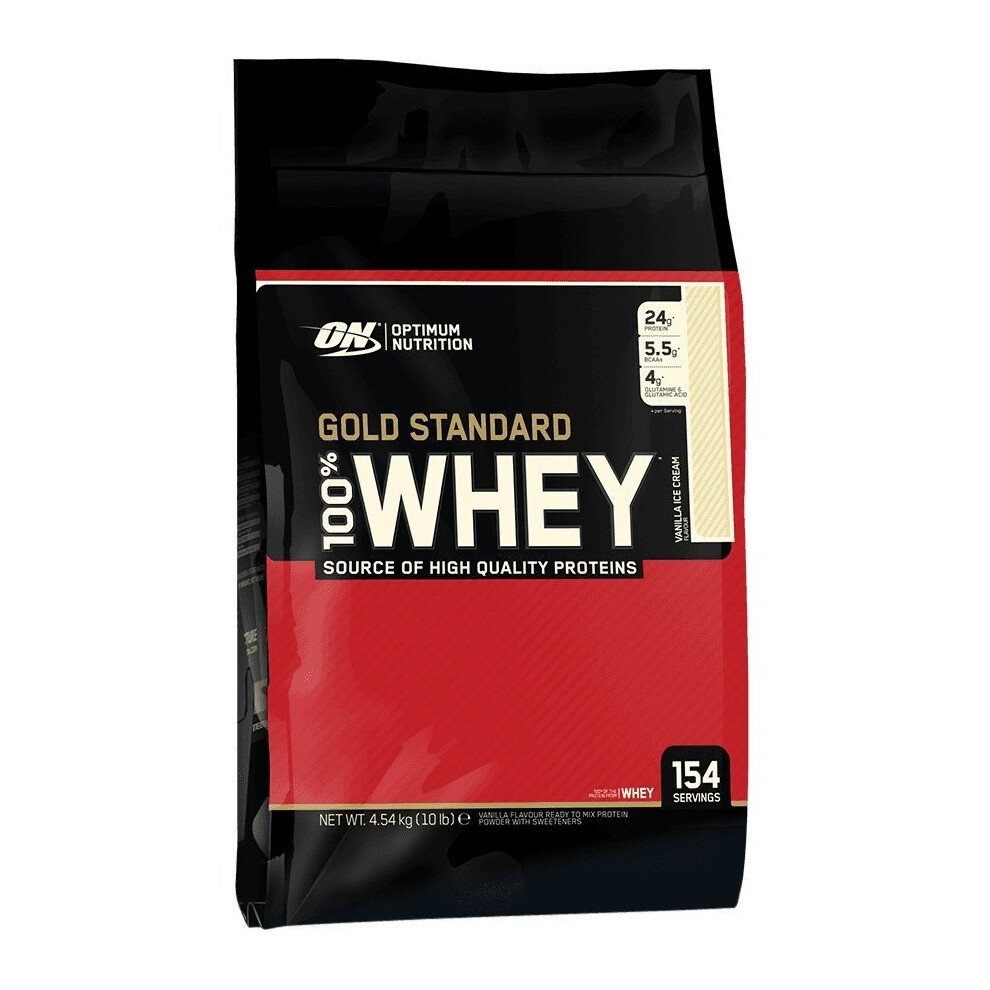 Optimum Nutrition  Gold Standard 100% Whey, Double Rich Chocolate, 4540g