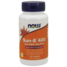 NOW Foods, Sun-E 400, 268 mg (400 IU), 60 Softgels