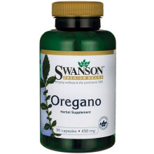 Swanson, Origan Spectre Complet, 450 mg, 90 Gélules