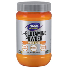 NOW Foods, Pudra de L-Glutamină pentru Sport, 1 lbs (454 g)