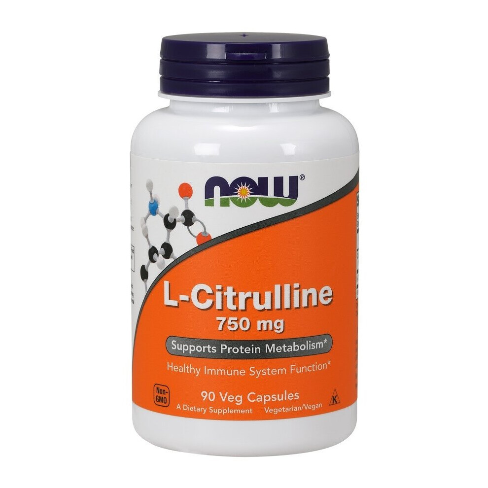 Now Foods L-Citrulline, 750Mg - 90 Vcaps
