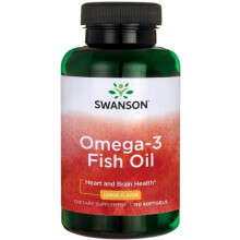 Omega-3-Fischöl- Zitronengeschmack 150 Weichkapsel Swanson Health Products