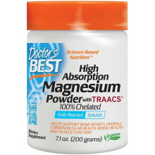 Doctor's Best, High Absorption Magnesium Powder, 7,1 oz (200 g)