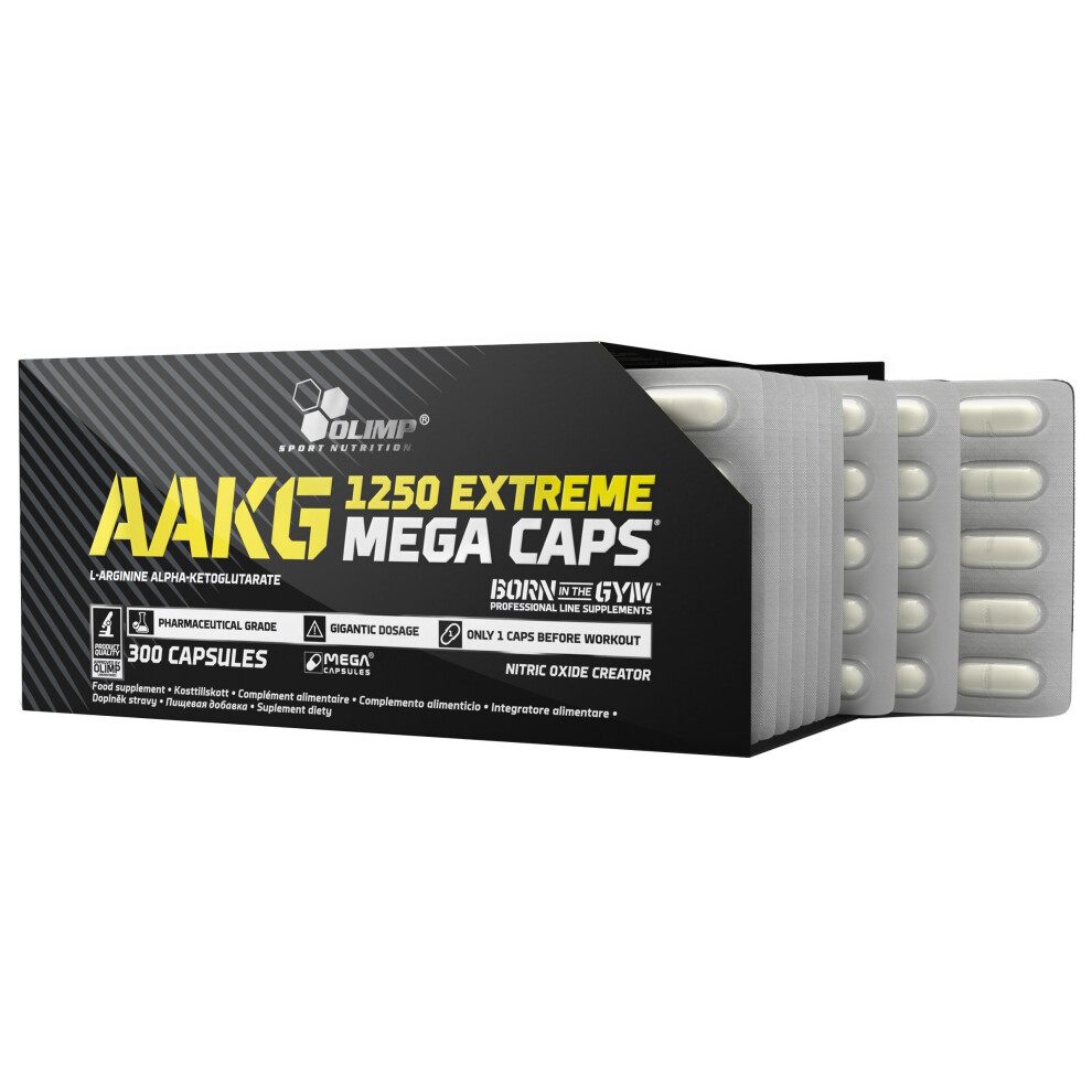 Olimp Nutrition Aakg Extreme Mega Caps - 300 Caps - Image 2