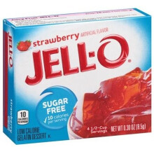 Jell-O Sugar Free Gelatin Dessert, Strawberry, 8.5g