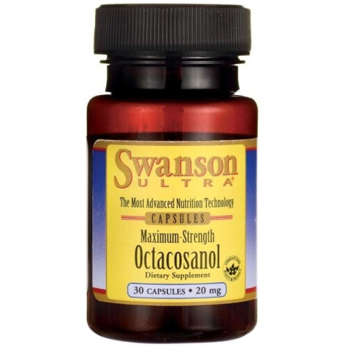 Swanson  Octacosanol Maximum Strength 20mg  - 30 caps