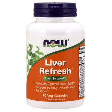 NOW Foods, Lever Refresh, 90 Veg Capsules