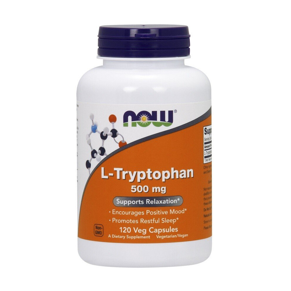 Now Foods L-Tryptophan, 500Mg - 120 Vcaps