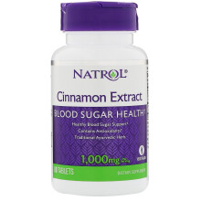 Natrol  Cinnamon Extract, 1000mg  - 80 tabs