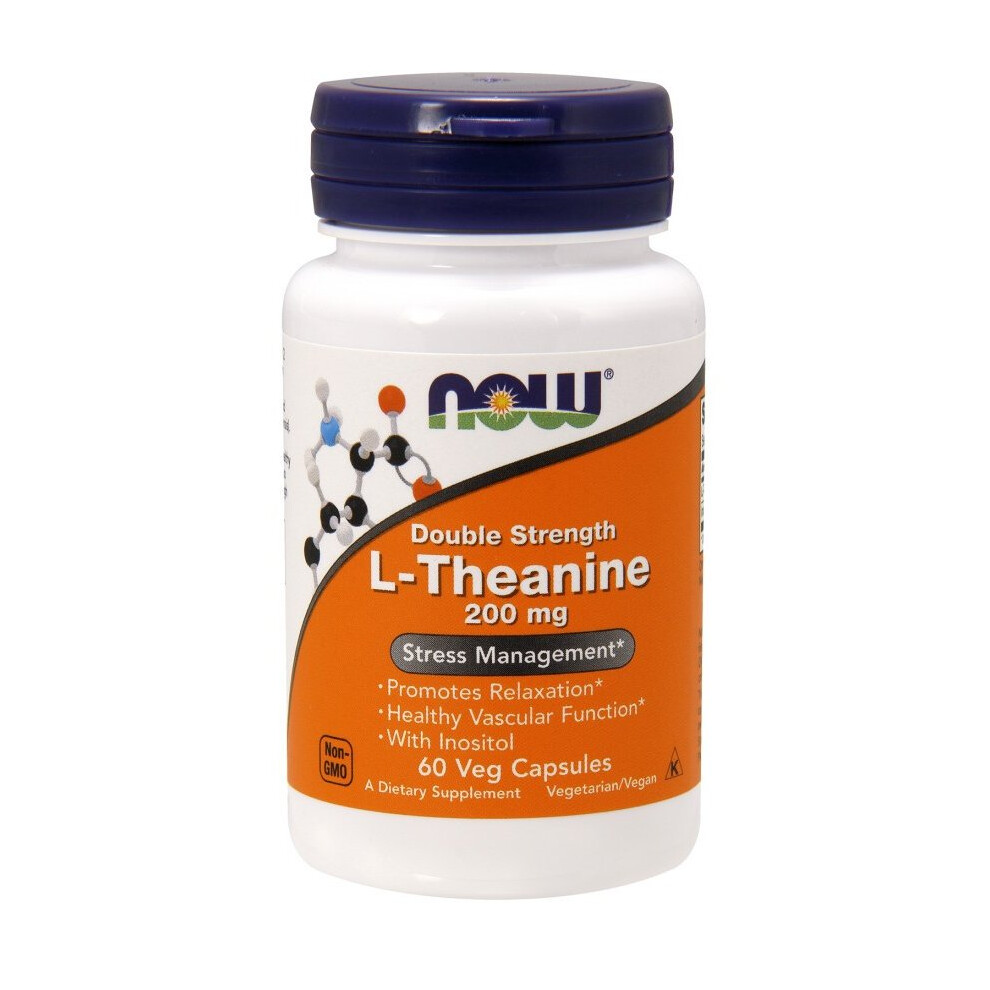 Now Foods L-Theanine With Inositl, 200Mg 60 Vcaps