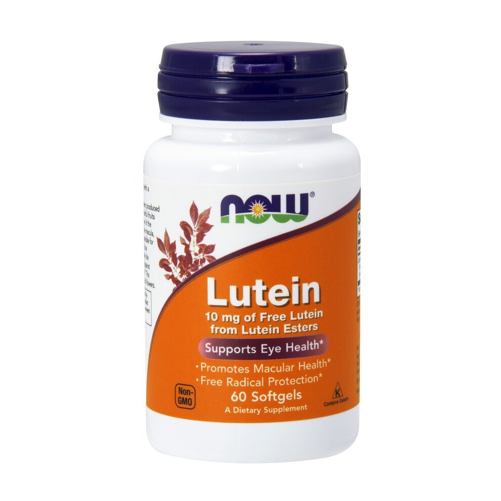 Now Foods Lutein, 10Mg, 60 Softgels