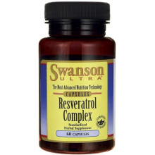 Swanson, Resveratrol-Komplex, 60 Kapseln