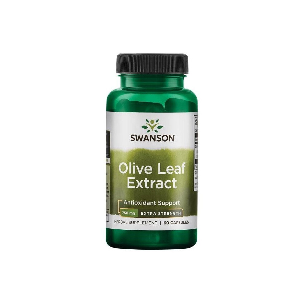 Swanson Olive Leaf Extract, 750Mg Super Strength - 60 Caps - Image 2