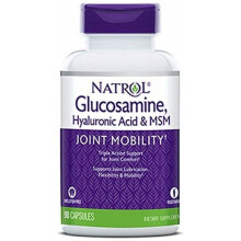 Natrol  Glucosamine, Hyaluronic Acid & MSM  - 90 caps