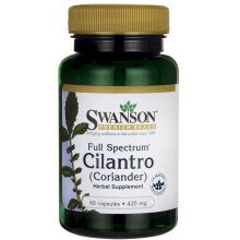 Swanson, Coriandre Spectre Complet, 425 mg, 60 Gélules