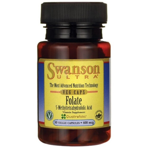 Swanson, Folat, 30 Veggie-Kapseln
