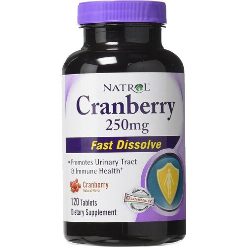 Natrol Natrol  Cranberry Fast Dissolve, 250mg -  120 tabs