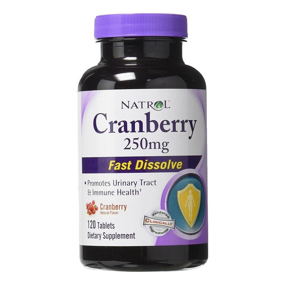 Natrol  Cranberry Fast Dissolve, 250mg -  120 tabs