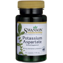 Kalium-Aspartat 99 mg 60 Kapseln Swanson Health Products
