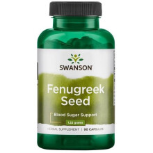 Swanson, Vollspektrum Bockshornkleesamen, 610 mg, 90 Kapseln