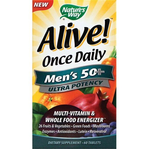 Nature's Way  Alive!, Once Daily Men's 50 plus  - 60 tablets