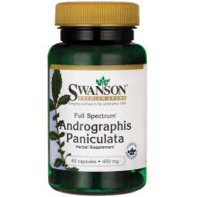 Andrographis Paniculata 400 mg 60 Cápsulas Swanson Health Products