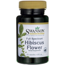Swanson, Fleur d'Hibiscus, 400 mg, 60 Gélules