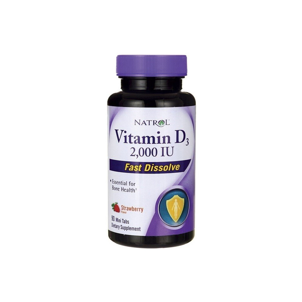 Natrol  Vitamin D3 Fast Dissolve, 2000IU - 90 tabs