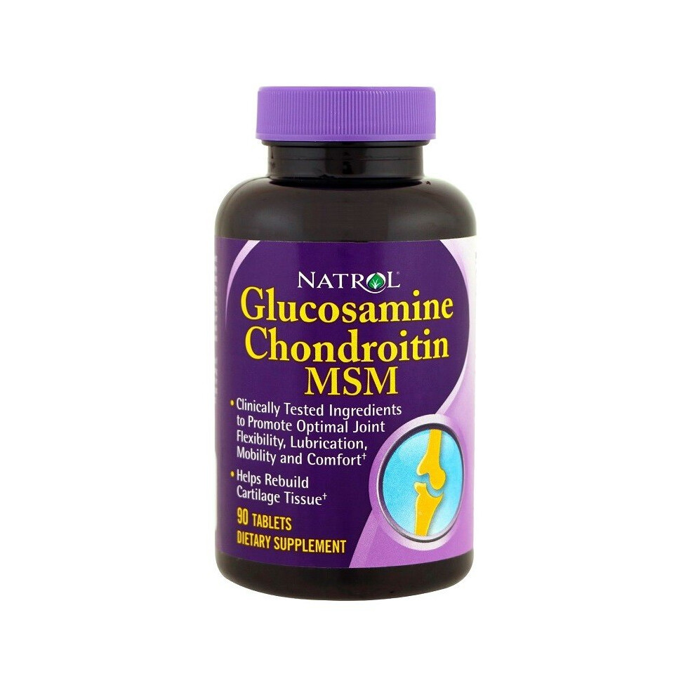 Natrol  Glucosamine Chondroitin MSM, 90 tabs