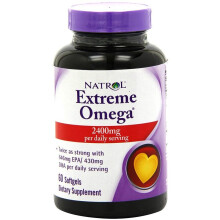 Natrol  Extreme Omega, 2400mg - 60 softgels