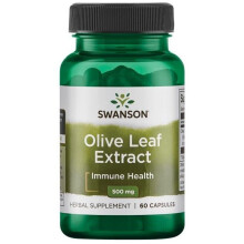 Swanson Olive Leaf Extract, 500mg , 60 caps