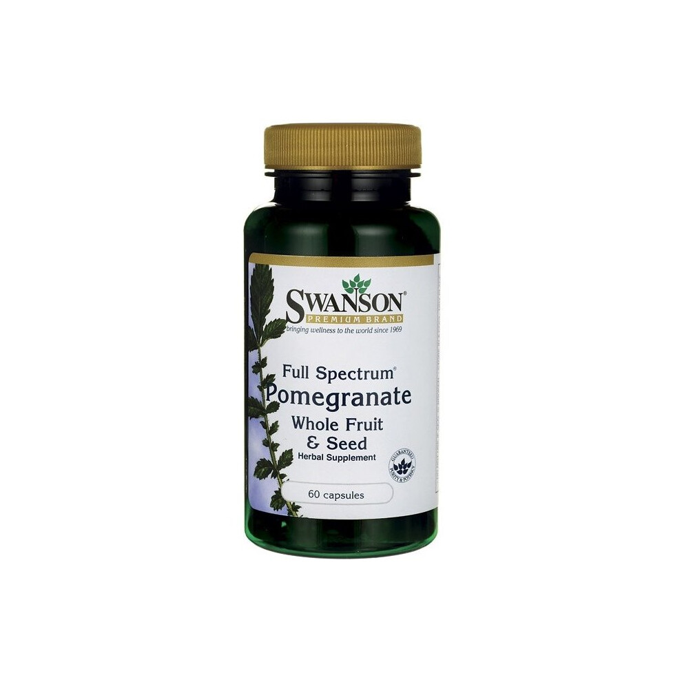 Swanson Full Spectrum Pomegranate, Whole Fruit & Seed - 60 Caps