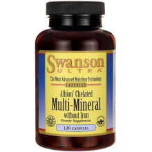 Albion Multi-Mineral ohne Eisen 120 Kapseln Swanson Health Products