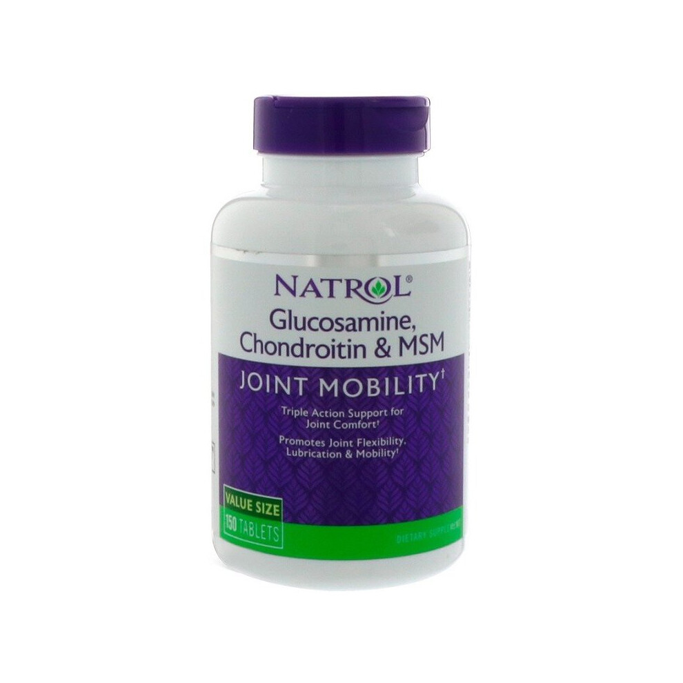 Natrol  Glucosamine Chondroitin MSM, 150 tabs