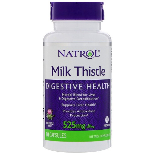 Natrol Natrol  Milk Thistle, 525mg - 60 caps