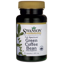Swanson, Vollspektrum Grüne Kaffeebohne, 400 mg, 60 Kapseln