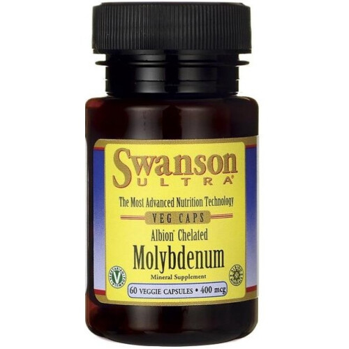 Swanson  Albion Chelated Molybdenum, 400mcg  - 60 vcaps