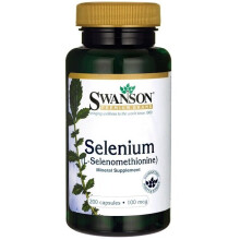 Swanson Selenium (L-Selenomethionine), 100mcg , 200 caps