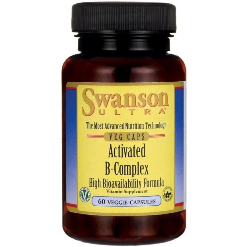 Swanson, Aktiviertes B-Komplex, 60 Veggie-Kapseln