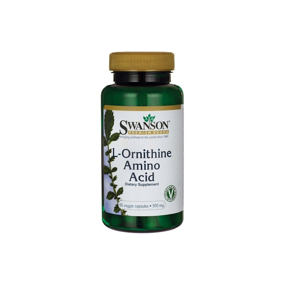 Swanson L-Ornithine Amino Acid, 500Mg - 60 Vcaps